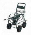 Garden Hose Trolley with 1/2" Hose Connector 75 m Steel