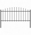Garden Fence with Spear Top Steel