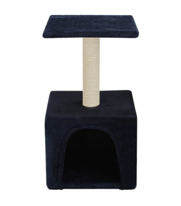 Cat Tree with Sisal Scratching Post 55 cm Dark Blue