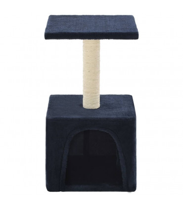 Cat Tree with Sisal Scratching Post 55 cm Dark Blue