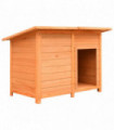 Dog Cage Solid Pine & Fir Wood 120x77x86 cm