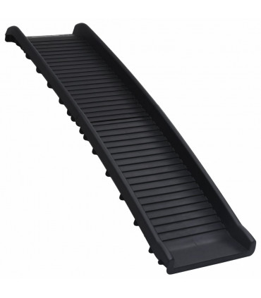 Folding Dog Ramp Black 155.5x40x15.5 cm