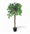 Artificial Plant Ficus Tree with Pot 110 cm