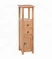 Corner Cabinet 26x26x94 cm Solid Oak Wood