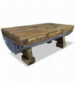 Coffee Table Solid Reclaimed Wood 90x50x35 cm