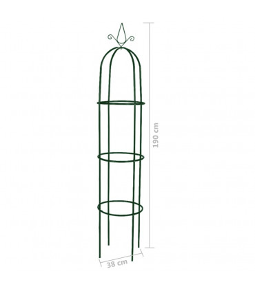 Garden Arch Tower 2 pcs