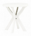 Bistro Table White Ø70 cm Plastic