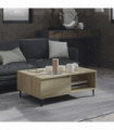 Coffee Table Sonoma Oak 90x60x35 cm Chipboard