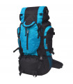 Hiking Backpack XXL 75 L Black and Blue