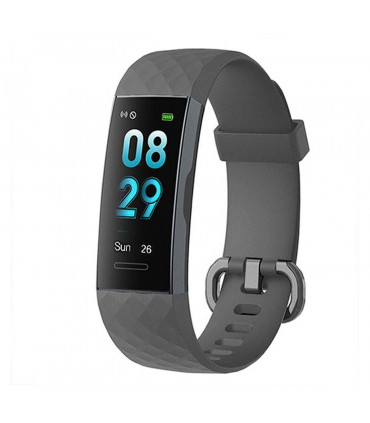 Aquarius IP67 Waterproof Bluetooth Fitness Tracker with Heart Rate Monitor and Step Counter - Black