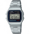 Casio Men's Digital Watch with Stainless Steel Bracelet Watch - A158WA-1DF