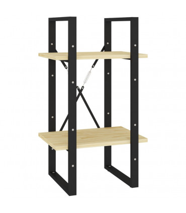 5-Tier Book Cabinet 40x30x175 cm Pinewood