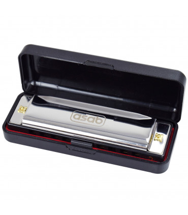 1X Classic Metal 10 Holes C Harmonica | AS-20185 HM-03-10S