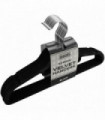 1X Flocked Hangers BLACK 10PK | DGI-4017 | AS-99085