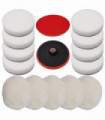 14 Piece Polishing Pad Set 180 mm