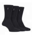 Jeep - 3 Pr Vintage Leisure Socks (Black)
