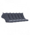Jeep - Mens 6 Pr Performance Polyester Socks (Charcoal / Grey)