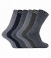 6 Pairs Mens Hike Socks 6-11 UK (Pack 2)