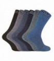 6 Pairs Mens Hike Socks 6-11 UK (Pack 1)