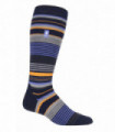Heat Holders - Mens Ski Socks (Ultra Lite) (Dark Blue Stripe / 6-11 UK)