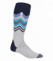 Heat Holders - Mens Ski Socks (Ultra Lite) (Grey Zig Zag / 6-11 UK)