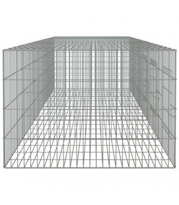 5-Panel Rabbit Cage 273x79x54 cm Galvanised Iron