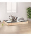 Dog Bed 101.5x74x9 cm Solid Wood Pine