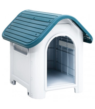 Dog House Blue 59x75x66 cm Polypropylene