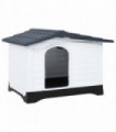 Dog House Grey 90.5x68x66 cm Polypropylene