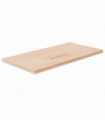 Bathroom Countertop 100x50x2.5 cm Untreated Solid Wood