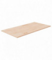 Bathroom Countertop 100x50x1.5 cm Untreated Solid Wood