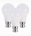 3 Pack 15W B22 Screw LED Light GLS bulbs, Energy Saving Edison  Cool White 6000K non dimmable lights