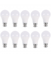 10 Pack 3W B22 Screw LED Light GLS bulbs, Energy Saving Edison  Cool White 6000K non dimmable lights