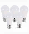 5 Pack 3W B22 Screw LED Light GLS bulbs, Energy Saving Edison  Cool White 6000K non dimmable lights