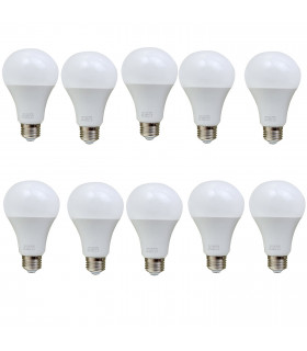 10 Pack 15W E27 Screw LED Light GLS bulbs, Energy Saving Edison  Cool White 6000K non dimmable lights