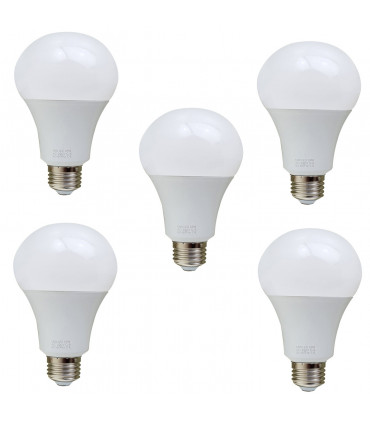 5 Pack 18W E27 Screw LED Light GLS bulbs, Energy Saving Edison  Cool White 6000K non dimmable lights