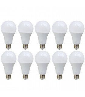 10 Pack 18W E27 Screw LED Light GLS bulbs, Energy Saving Edison  Cool White 6000K non dimmable lights