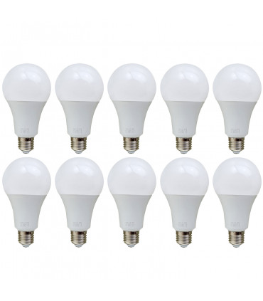 10 Pack 18W E27 Screw LED Light GLS bulbs, Energy Saving Edison  Cool White 6000K non dimmable lights