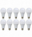 10 Pack 18W E27 Screw LED Light GLS bulbs, Energy Saving Edison  Cool White 6000K non dimmable lights