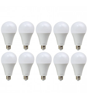 10 Pack 25W E27 Screw LED Light GLS bulbs, Energy Saving Edison  Cool White 6000K non dimmable lights