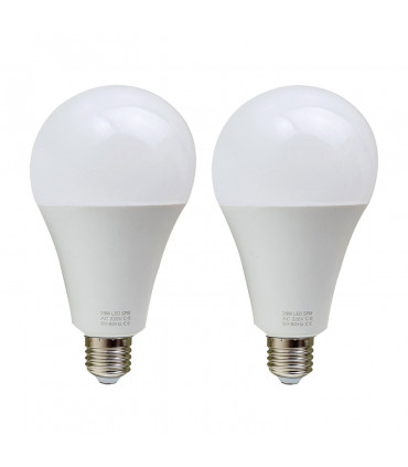 2 Pack 25W E27 Screw LED Light GLS bulbs, Energy Saving Edison  Cool White 6000K non dimmable lights
