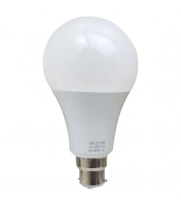 B22 18W Energy Saving Warm White LED Light Bulbs A60 B22 Screw-in non dimmable bulbs