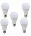 E27 12W Energy Saving Warm White LED Light Bulbs A60 E27 Screw-in non dimmable bulbs-pack 5