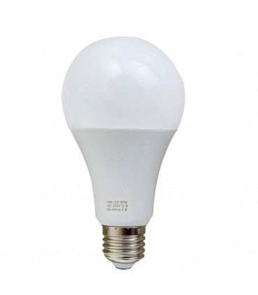 E27 12W Energy Saving Warm White LED Light Bulbs A60 E27 Screw-in non dimmable bulbs-pack 5