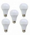 E27 15W Energy Saving Warm White LED Light Bulbs A60 E27 Screw-in non dimmable bulbs-pack 5