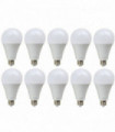 E27 25W Energy Saving Warm White LED Light Bulbs A60 E27 Screw-in non dimmable bulbs-pack 10