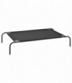 Elevated Dog Bed Black L Textilene
