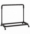 Folding Guitar Stand with 5 Sections Black 74x41x66 cm Steel