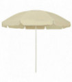 Beach Umbrella Sand Yellow 240 cm