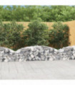 Arched Gabion Basket 200x30x40/60 cm Galvanised Iron
